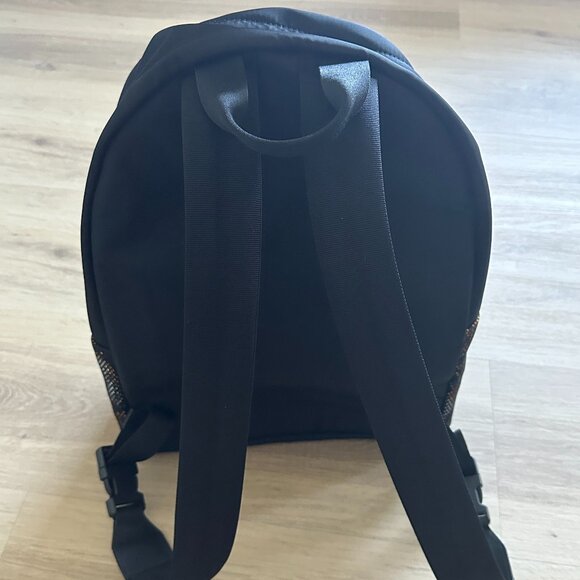 NEW Versace Black Backpack in Acanthus Mesh Nylon with Baroque Design main image 4